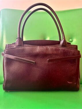 Zara City Mini Handbag in Deep Wine